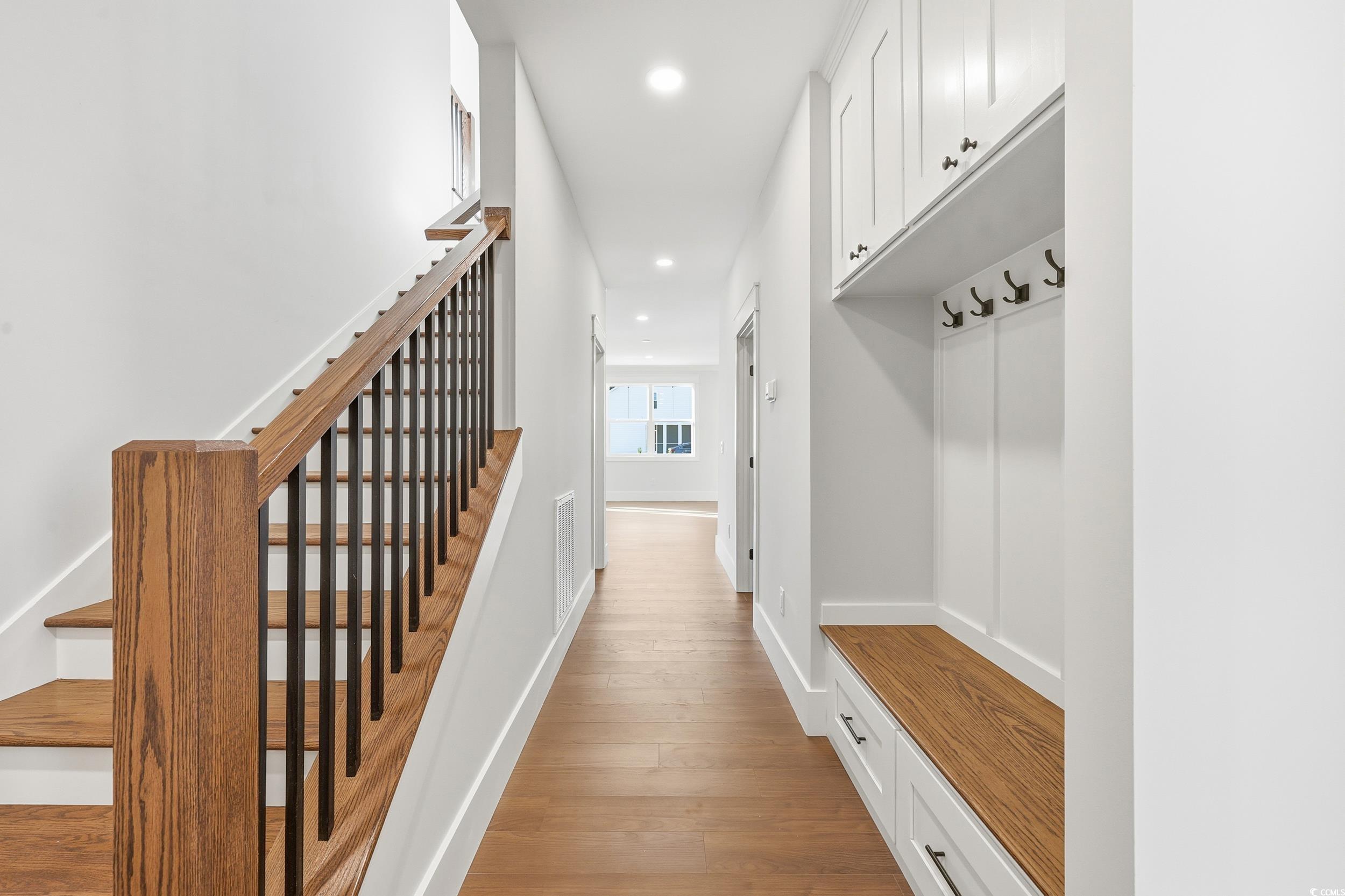 813 Commanders Island Road Georgetown, SC 29440 - Photo 15 of 39 Mudroom with recessed lighting and light wood-type flooring