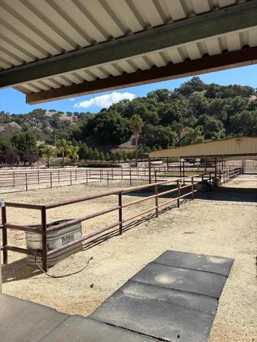 a view of outdoor space with seating