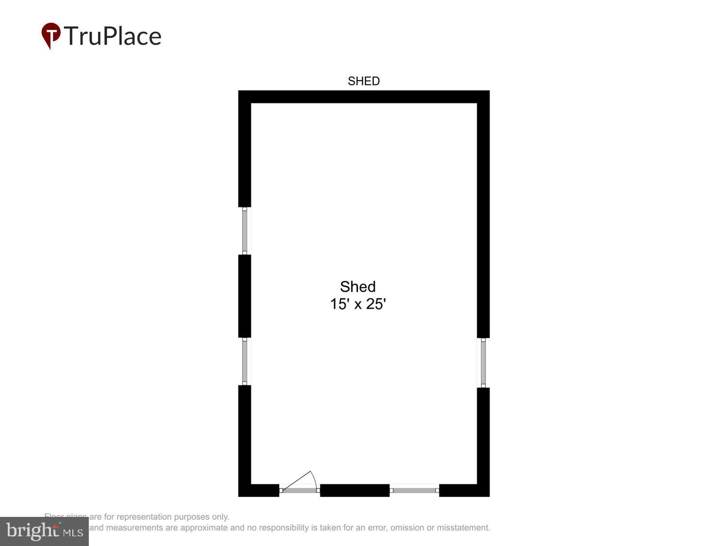 504 9th Street Laurel, MD 20707 - Photo 38 of 40 Spacious shed layout for versatile use.
