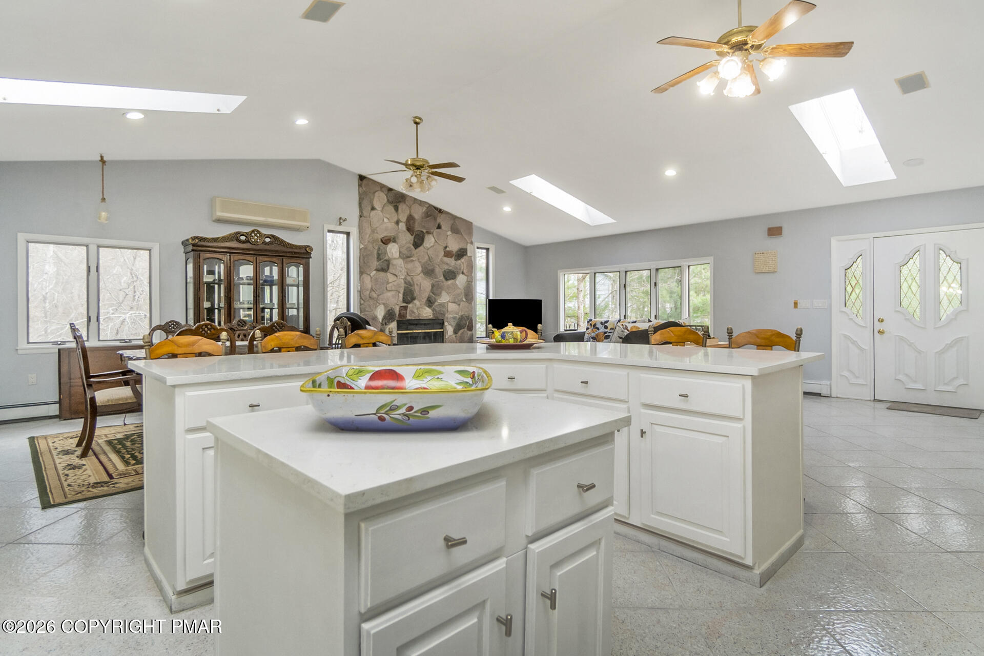 175 Winding Way Albrightsville, PA 18210 - Photo 12 of 54 a kitchen with kitchen island a sink appliances and cabinets