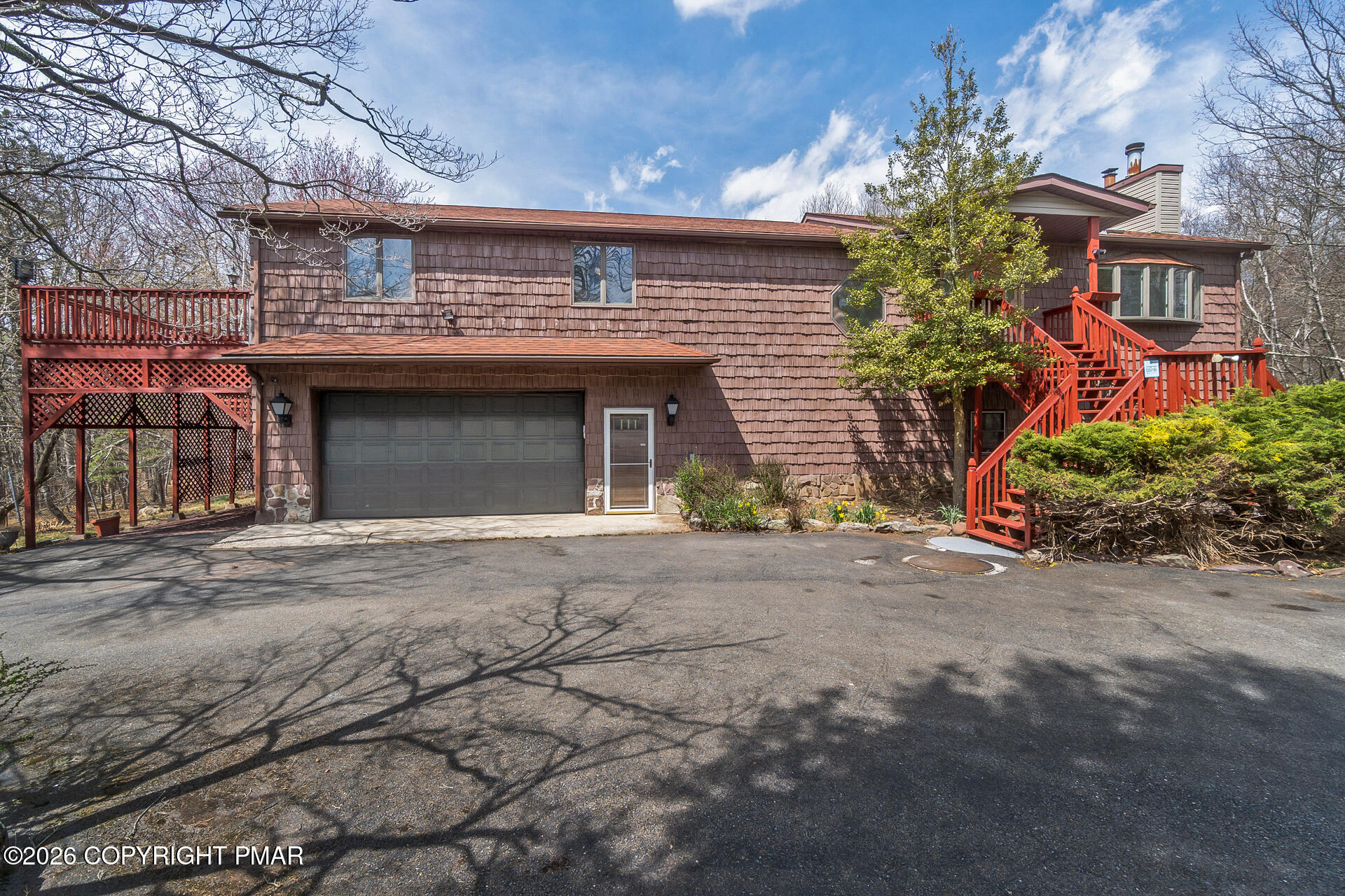175 Winding Way Albrightsville, PA 18210 - Photo 3 of 54 a front view of a building with an outdoor space