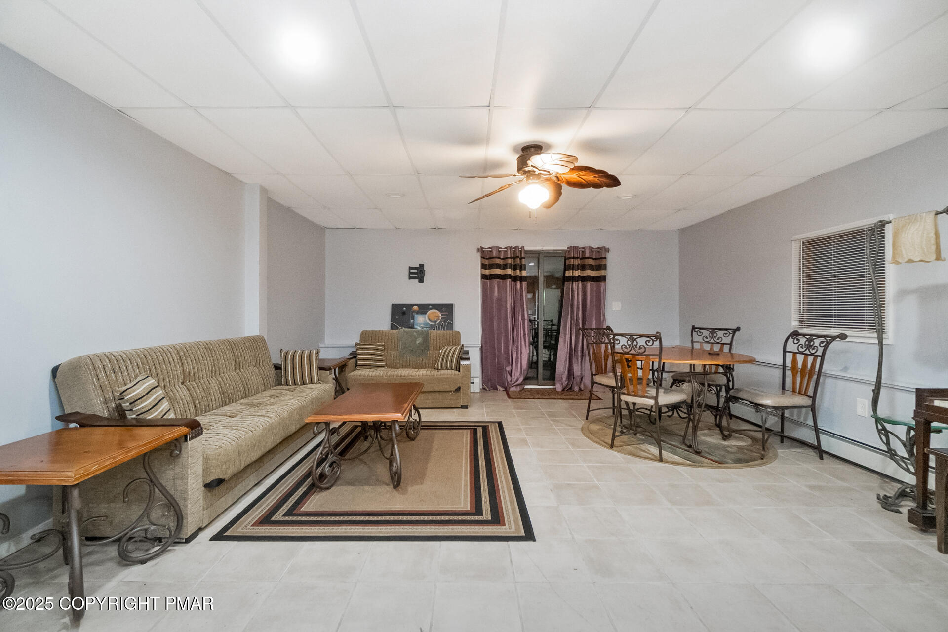 175 Winding Way Albrightsville, PA 18210 - Photo 35 of 50 a living room with furniture a dining table and chairs with the view of kitchen