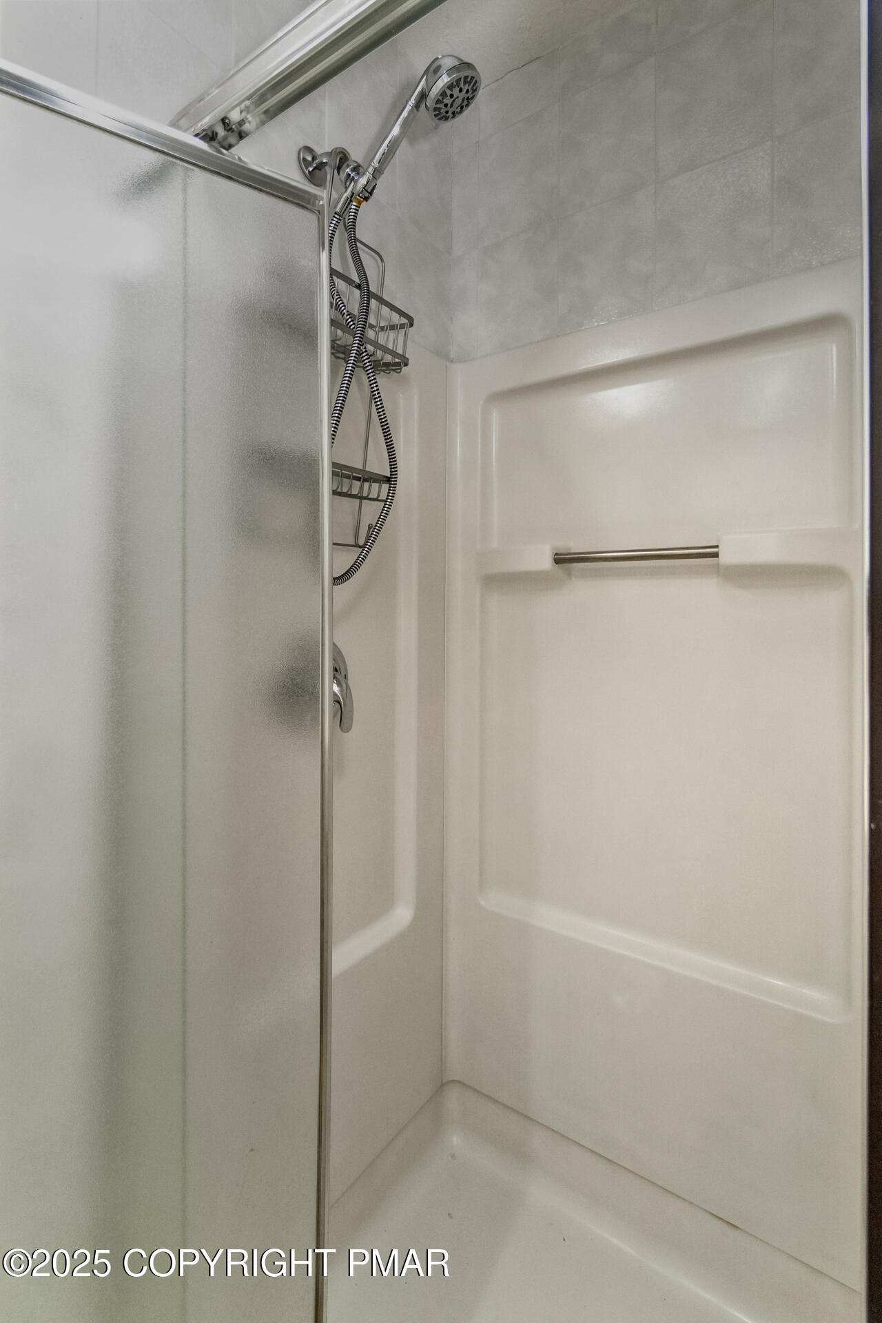 175 Winding Way Albrightsville, PA 18210 - Photo 41 of 50 a bathroom with a glass shower door