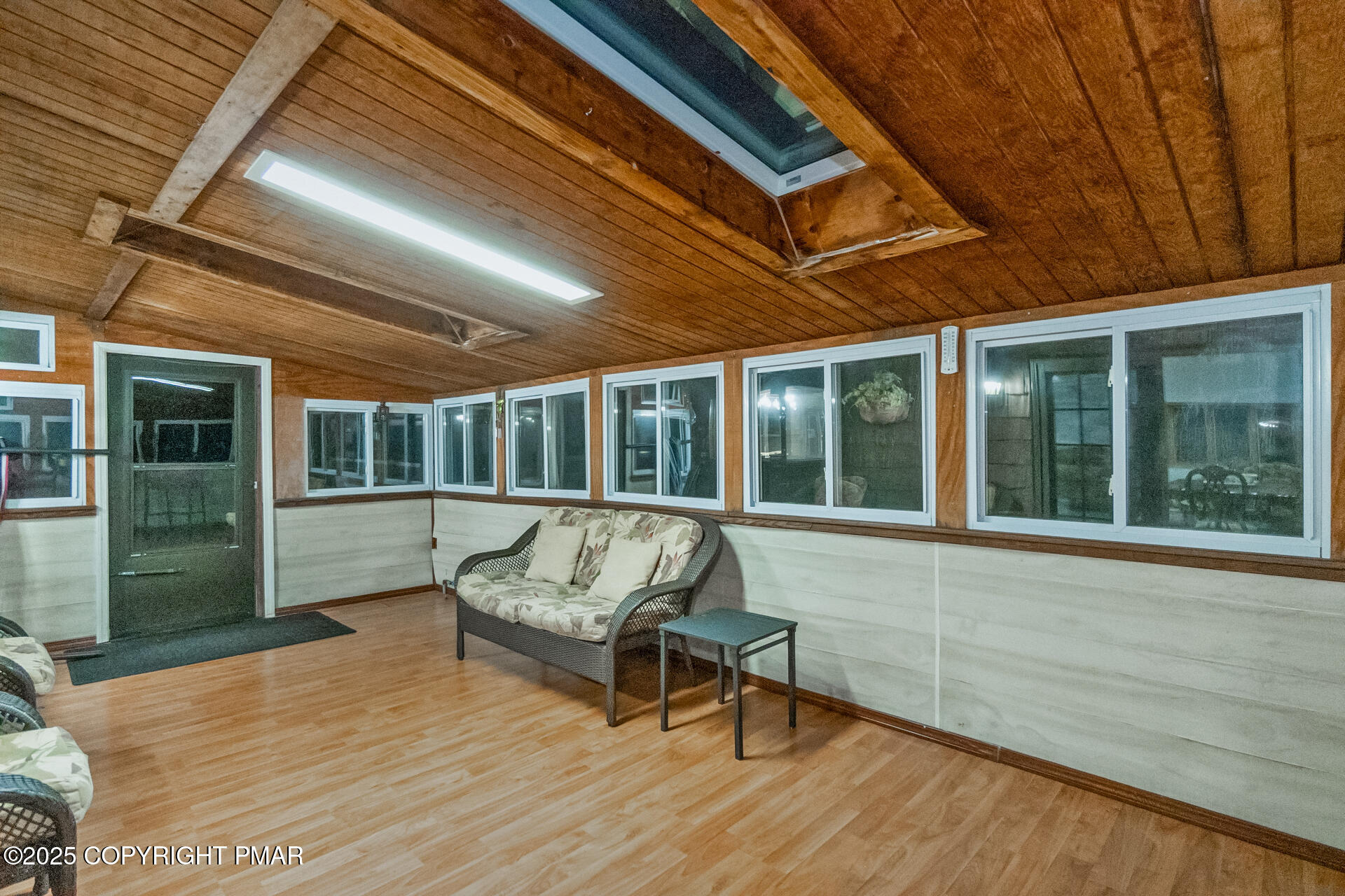 175 Winding Way Albrightsville, PA 18210 - Photo 46 of 50 a balcony with furniture and a potted plant