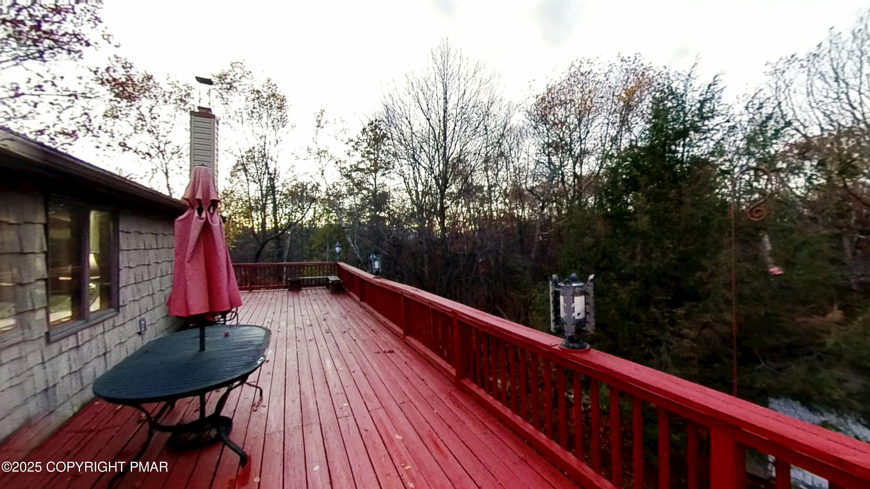 175 Winding Way Albrightsville, PA 18210 - Photo 48 of 50 a view of a balcony with outdoor seating