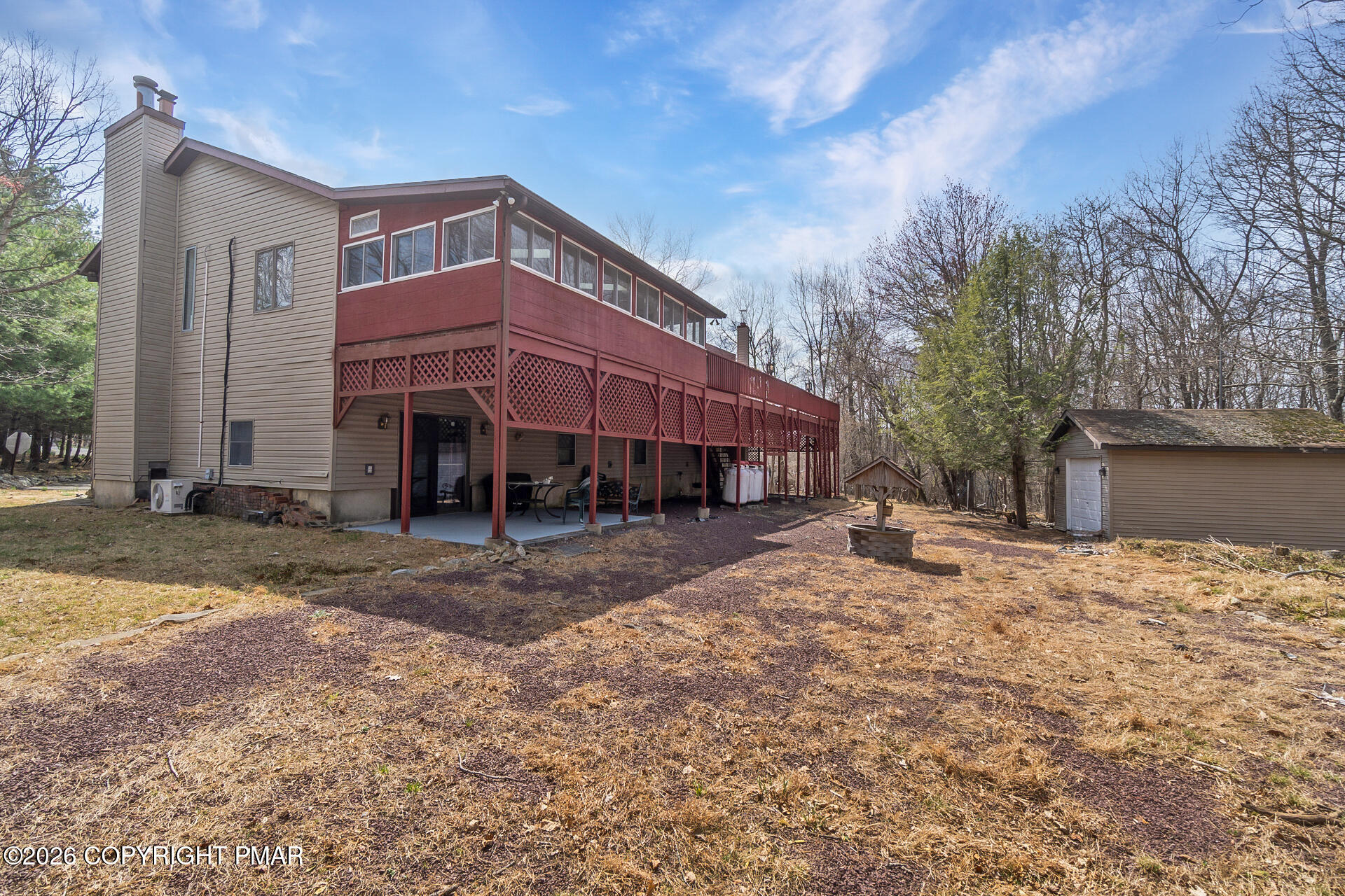 175 Winding Way Albrightsville, PA 18210 - Photo 51 of 54 a front view of a house with a yard