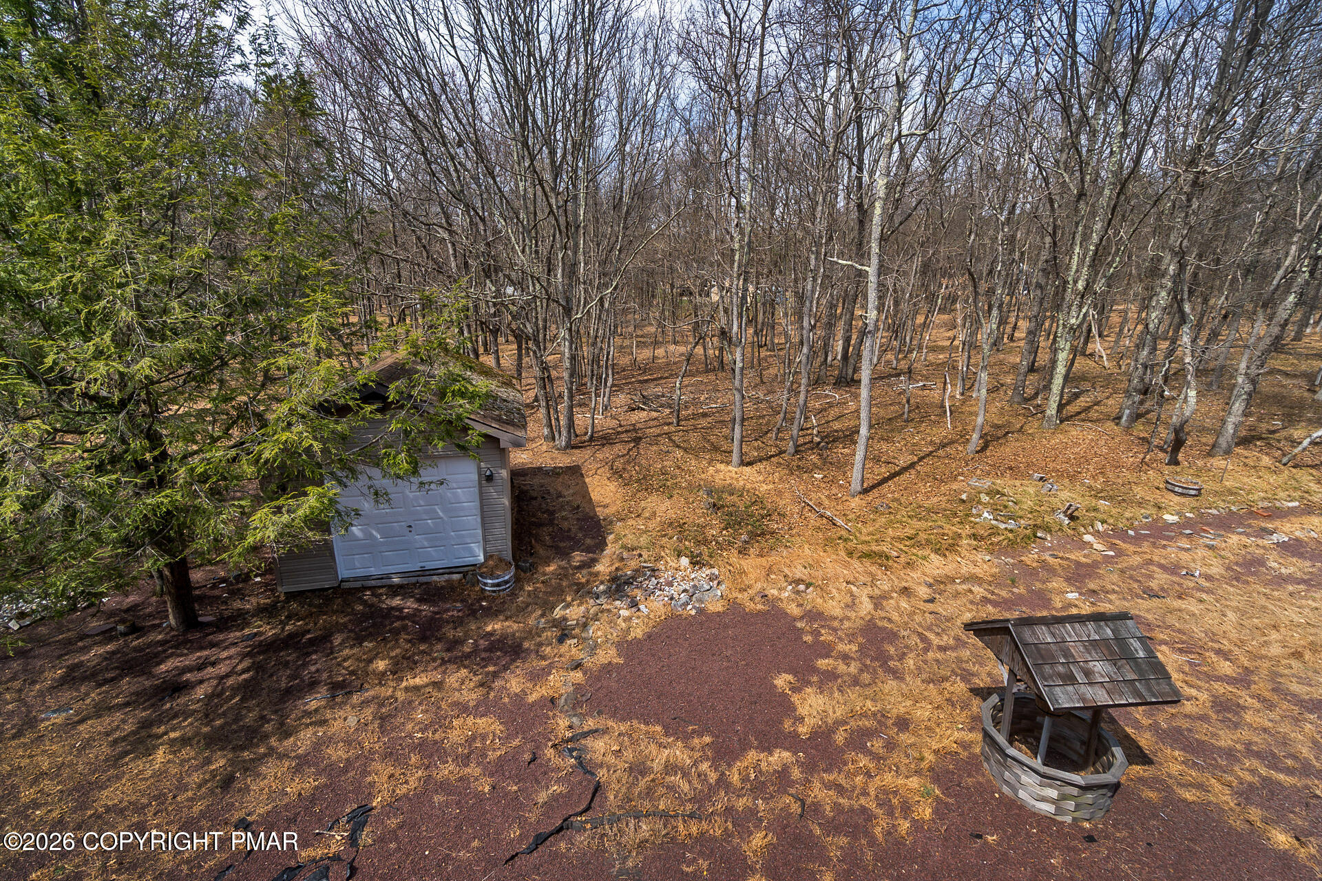 175 Winding Way Albrightsville, PA 18210 - Photo 53 of 54 a view of a yard with trees