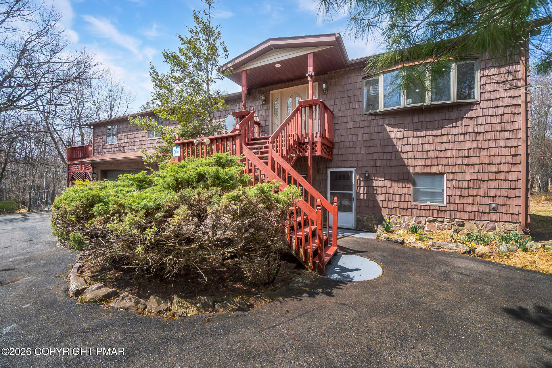 175 Winding Way Albrightsville, PA 18210 - Photo 6 of 54 a front view of a house with a yard
