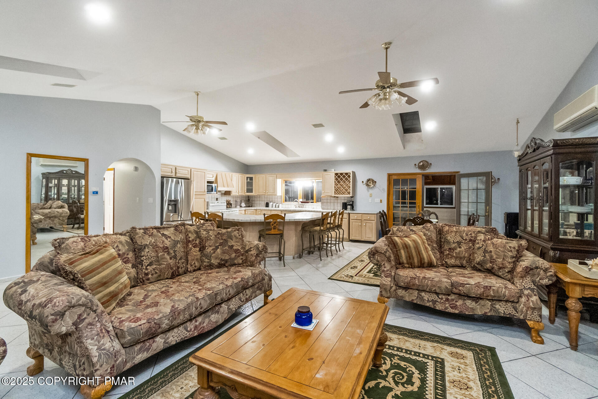 175 Winding Way Albrightsville, PA 18210 - Photo 8 of 50 a living room with furniture ceiling fan and a rug
