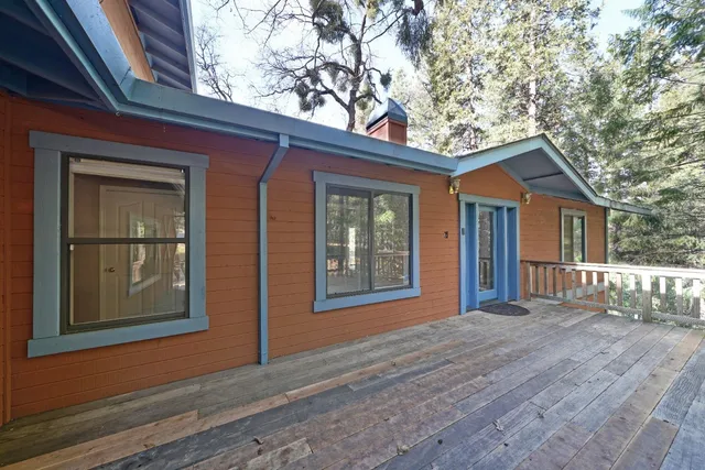 a front view of a house with a porch