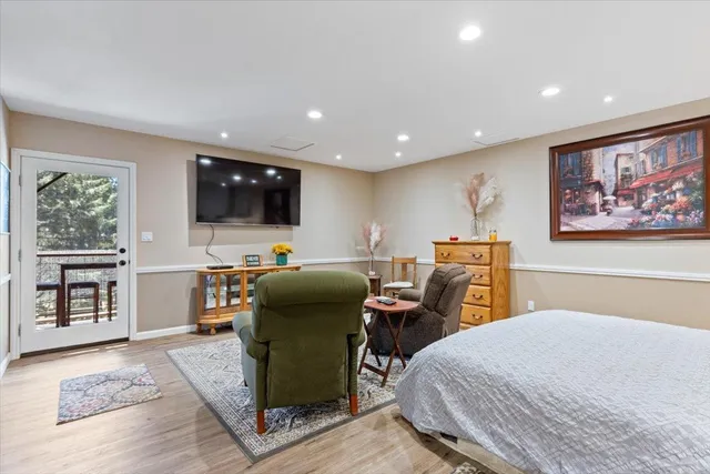 a view of outdoor space with trees