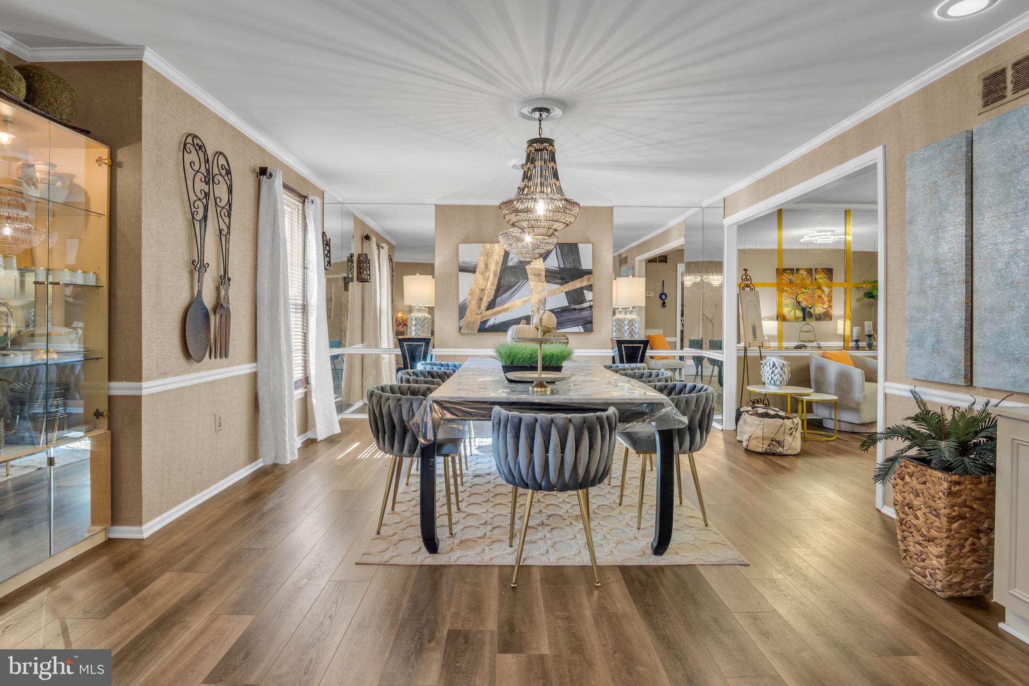 4280 Frontier Road Hatboro, PA 19040 - Photo 25 of 62 a view of a dining room with furniture window and wooden floor