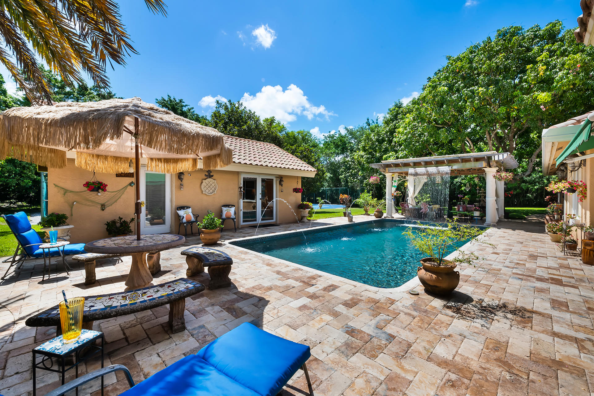 18262 Daybreak Drive Boca Raton, FL 33496 - Photo 38 of 53 Pool with Waterfall