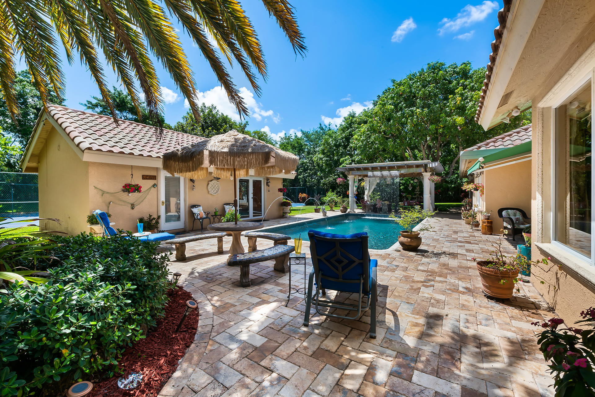 18262 Daybreak Drive Boca Raton, FL 33496 - Photo 39 of 53 Pool with Waterfall
