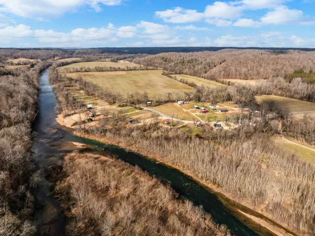 a view of an outdoor space with a lake view