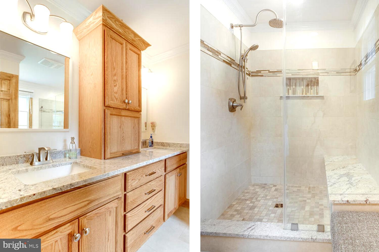 8429 Bussenius Road Pasadena, MD 21122 - Photo 30 of 46 Completely Revamped Primary Bath w/Spa Shower