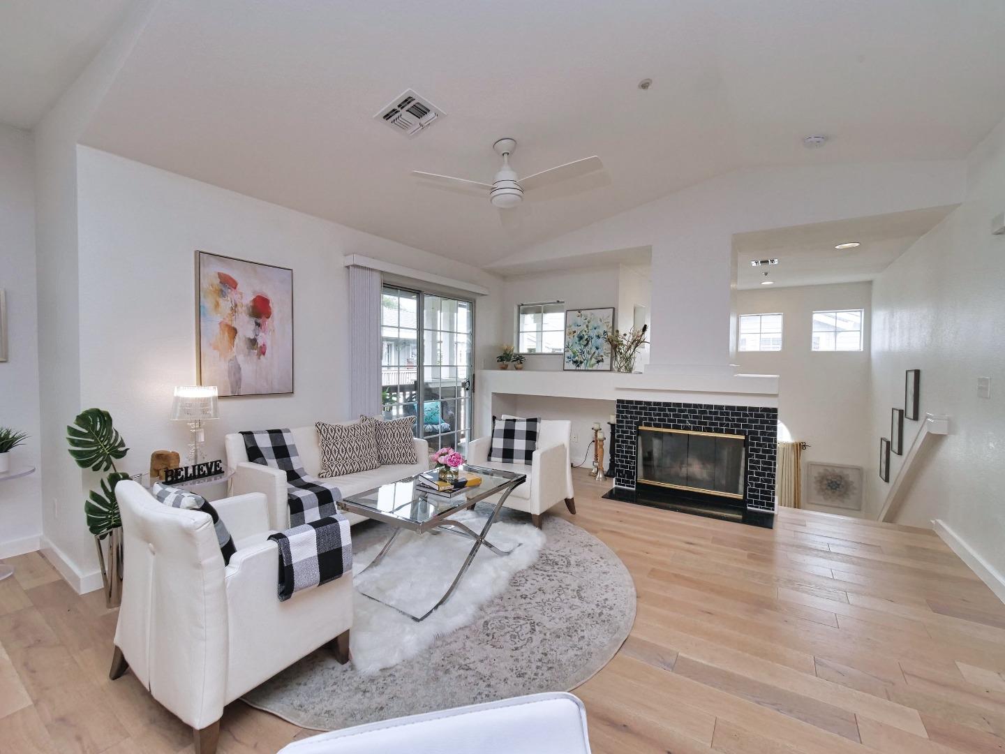 1302 Dawn Court San Ramon, CA 94583 - Photo 28 of 100 a living room with furniture fireplace and window