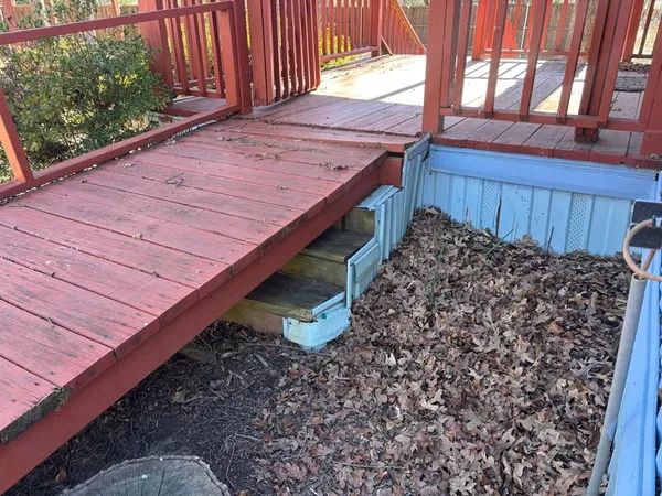 a view of a wooden floor