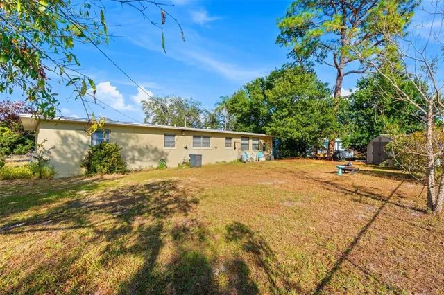 a view of outdoor space with trees