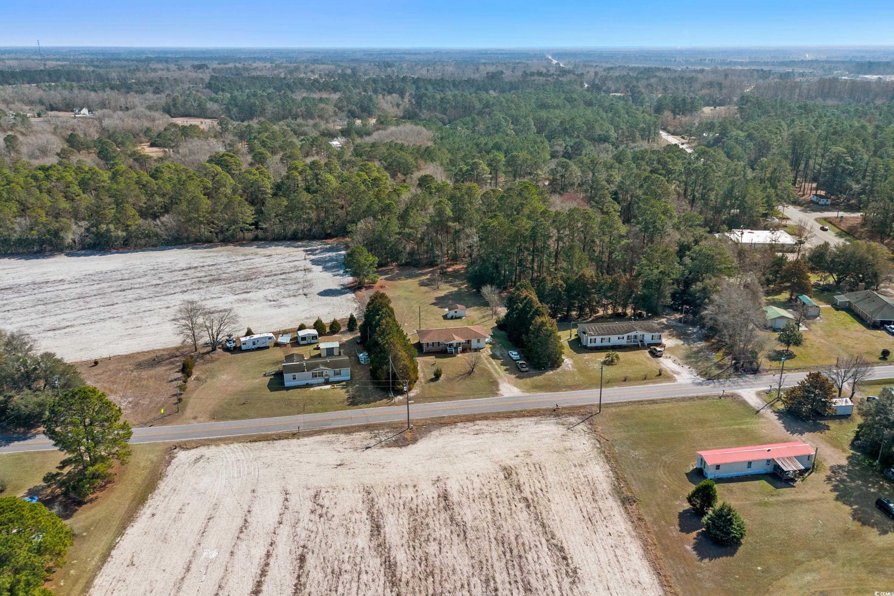 140 Flag Patch Road Loris, SC 29569 - Photo 35 of 38 Birds eye view of property with a wooded view