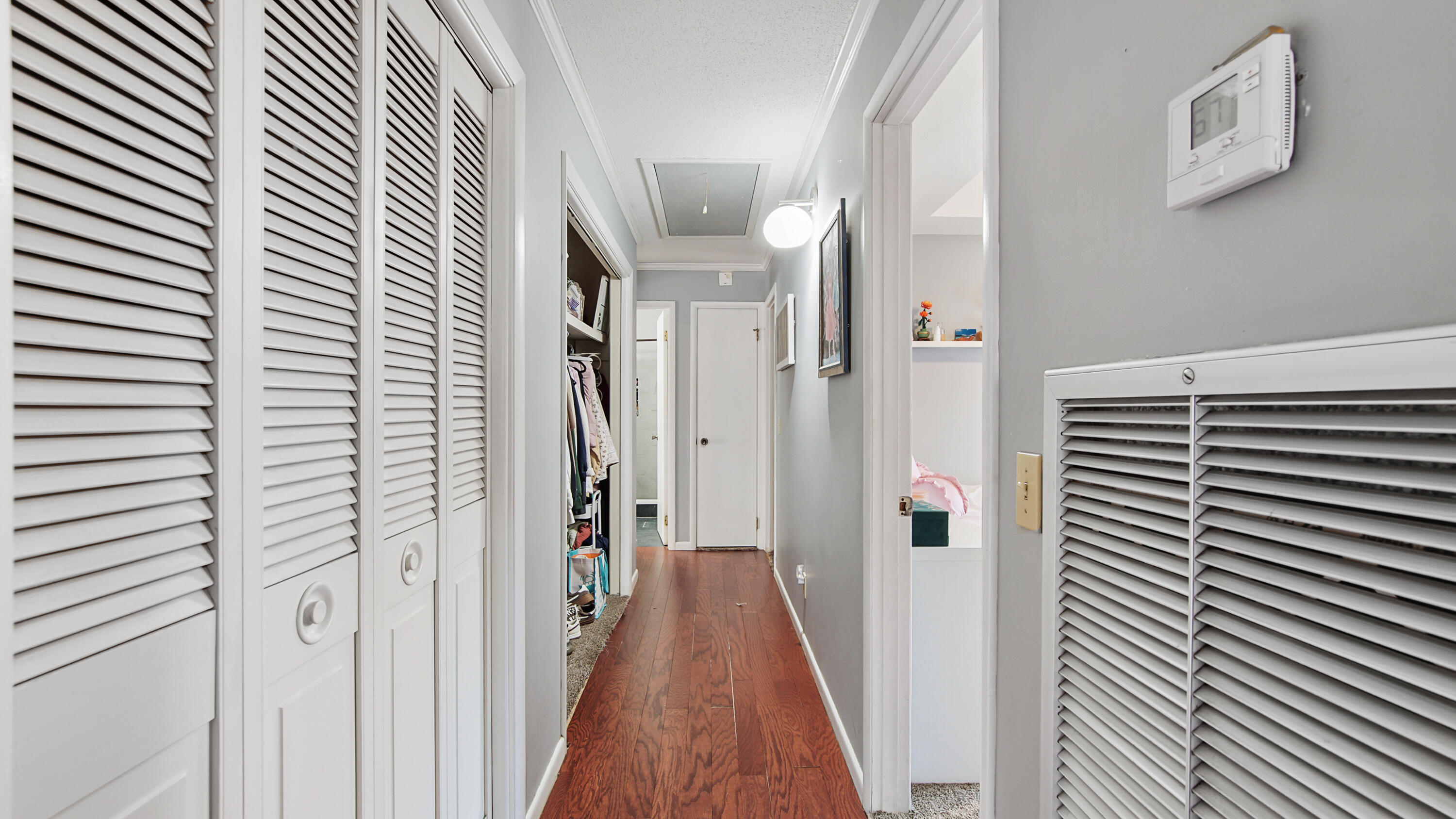 4383 Glen Chambers Road Florala, AL 36442 - Photo 14 of 48 a view of a hallway with a white door
