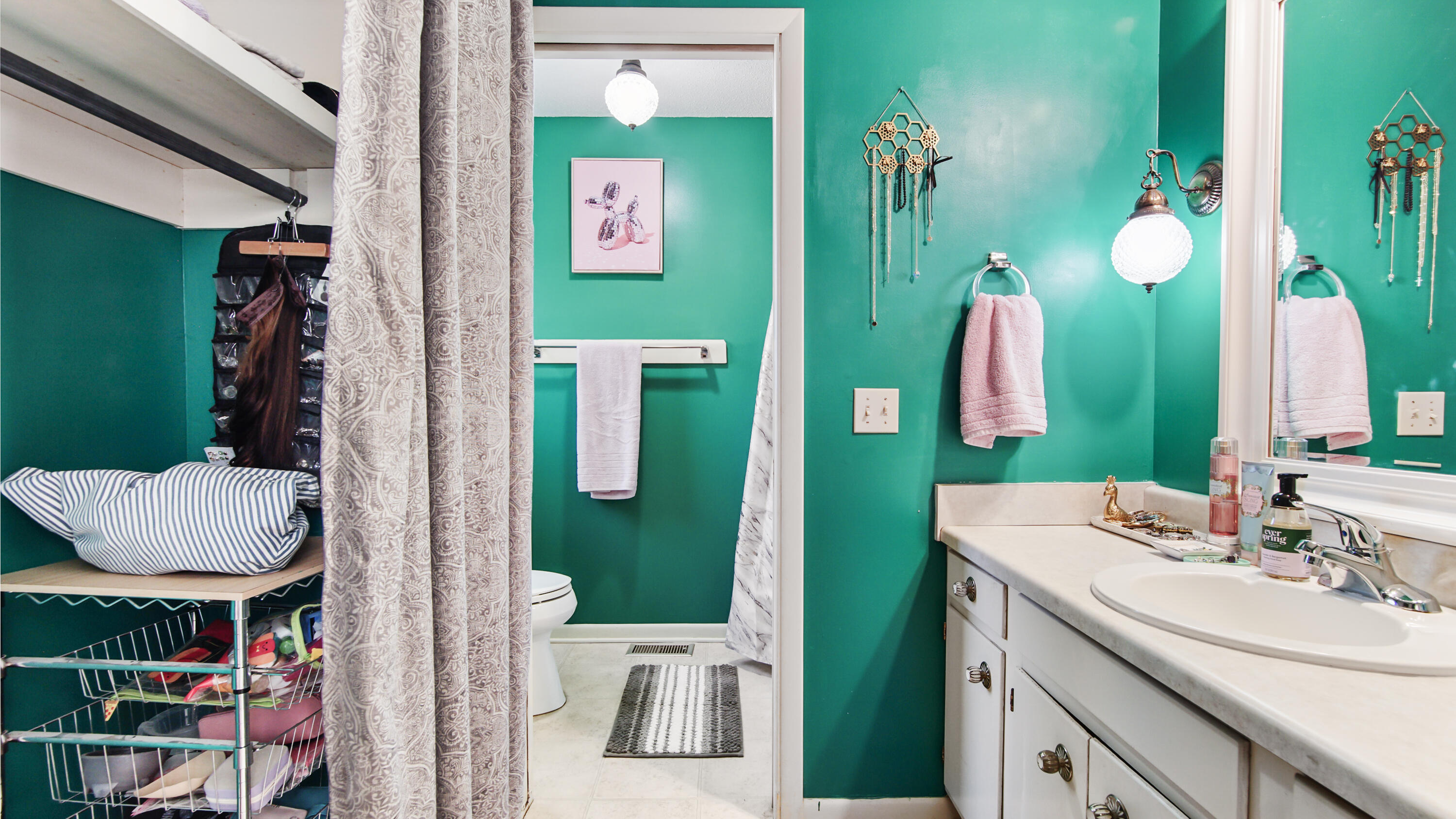 4383 Glen Chambers Road Florala, AL 36442 - Photo 20 of 48 a bathroom with a sink vanity mirror and toilet