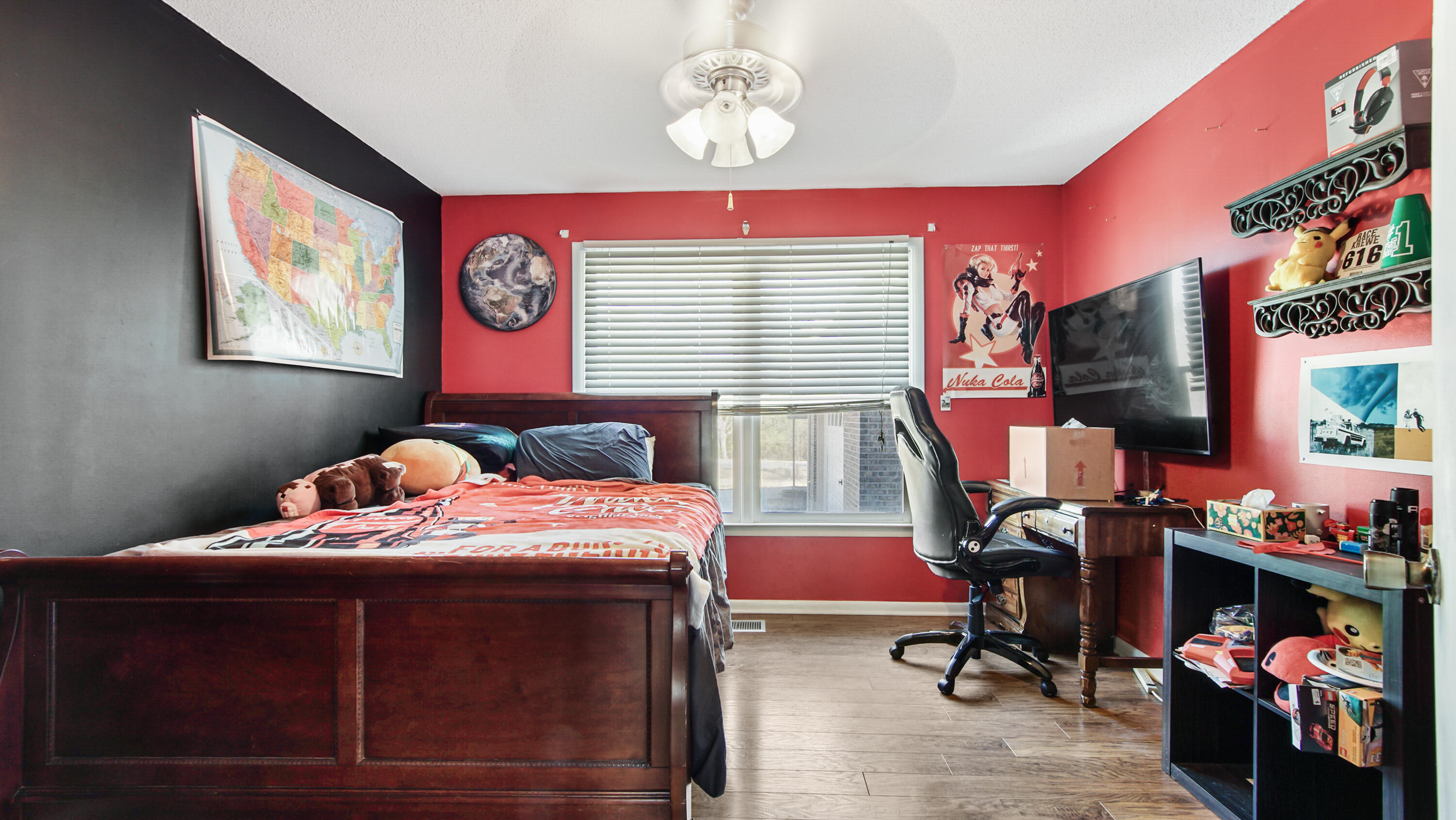 4383 Glen Chambers Road Florala, AL 36442 - Photo 22 of 48 a bedroom with a bed and window
