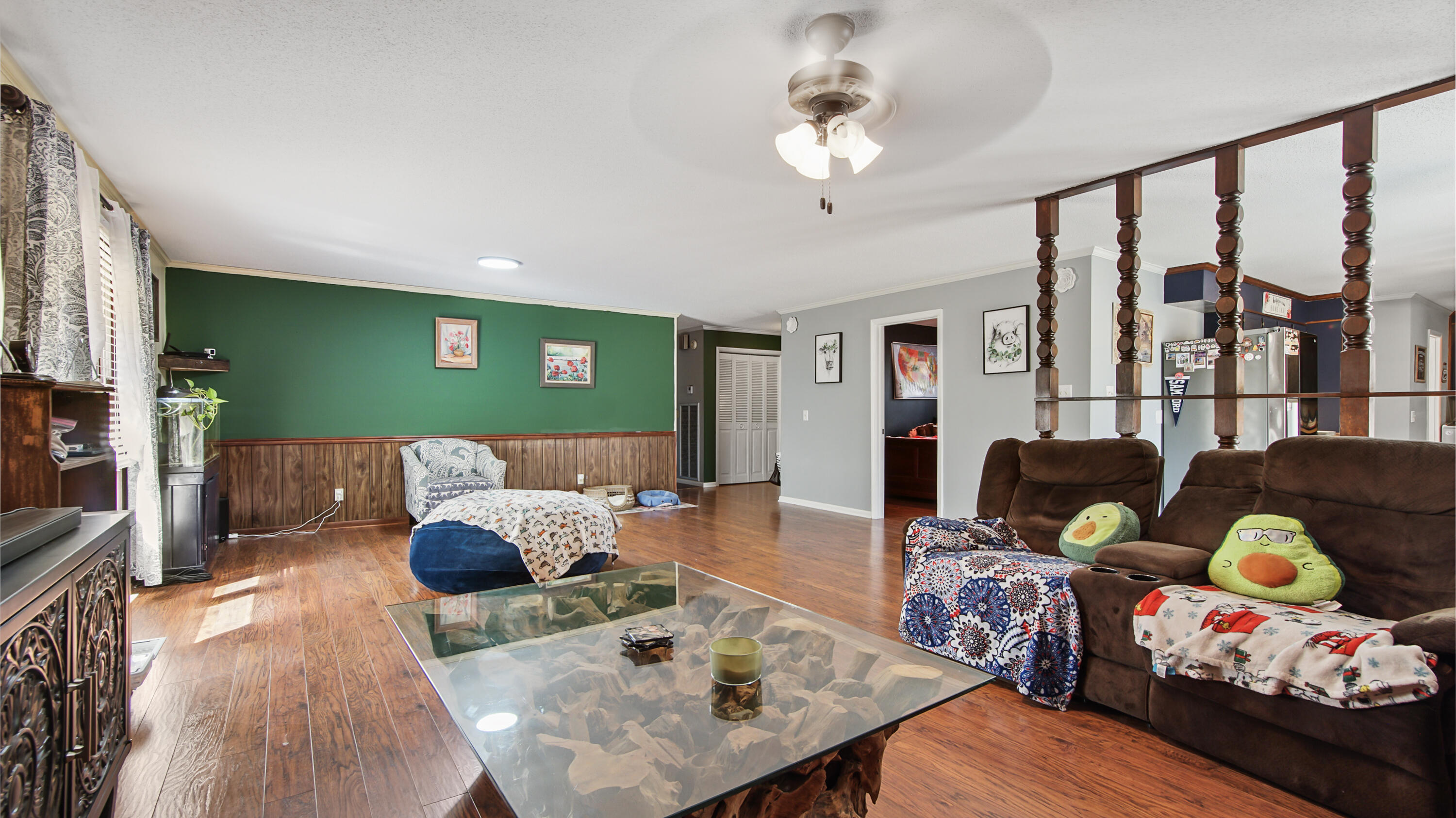 4383 Glen Chambers Road Florala, AL 36442 - Photo 9 of 48 a living room with furniture and a flat screen tv