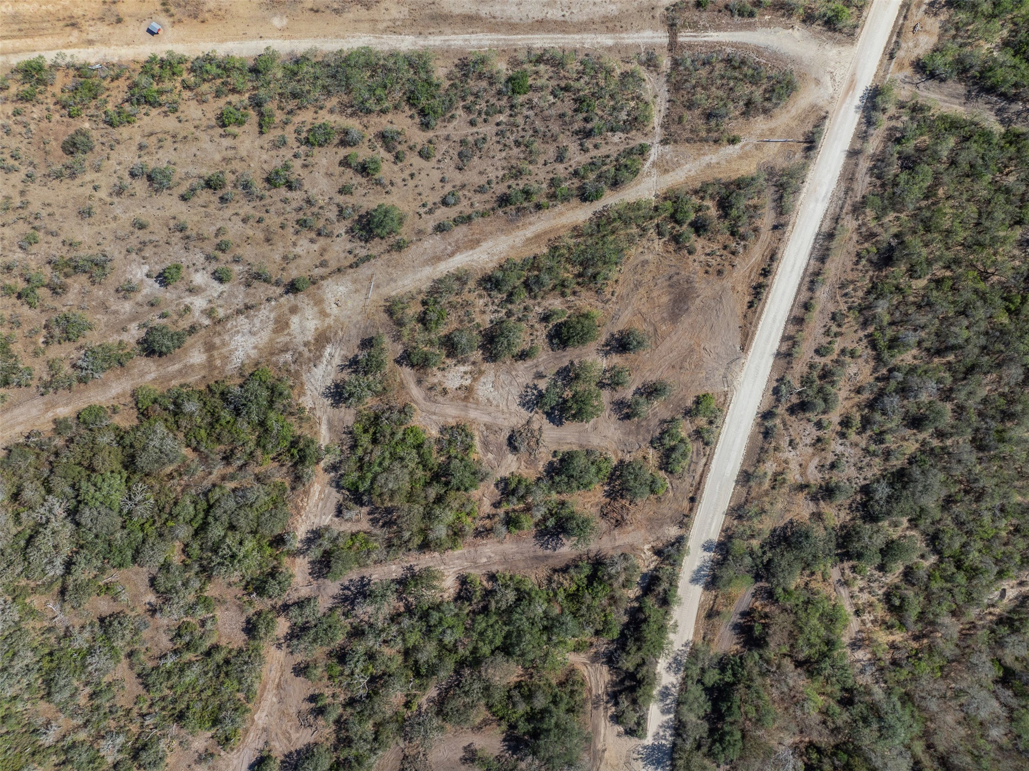 Lot 7 County Road 211 Smiley, TX 78159 - Photo 13 of 16 a view of a yard with a forest