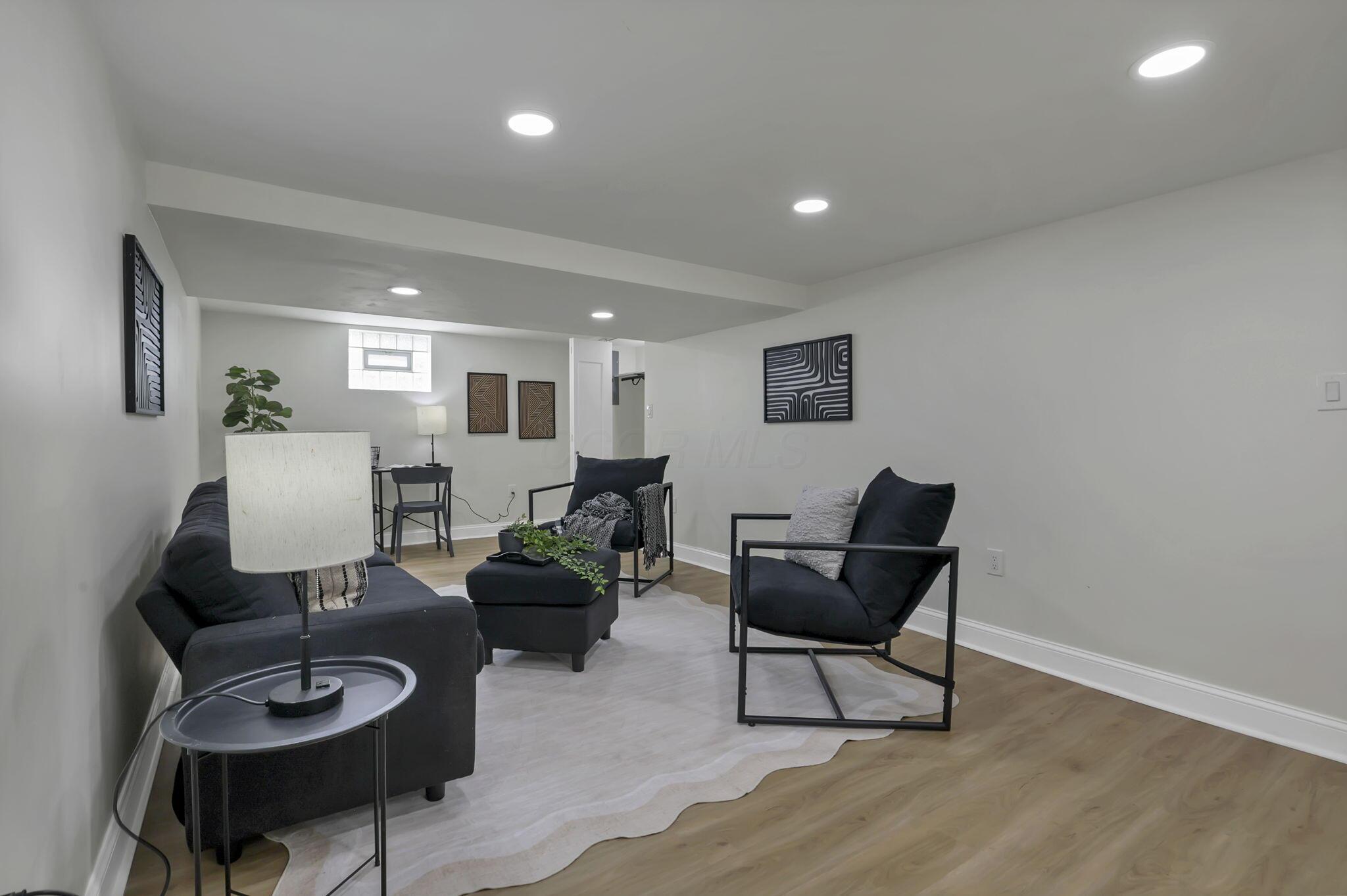 800 South Yearling Road Columbus, OH 43213 - Photo 38 of 57 Basement has been tastefully finished for a great TV room or rec room!