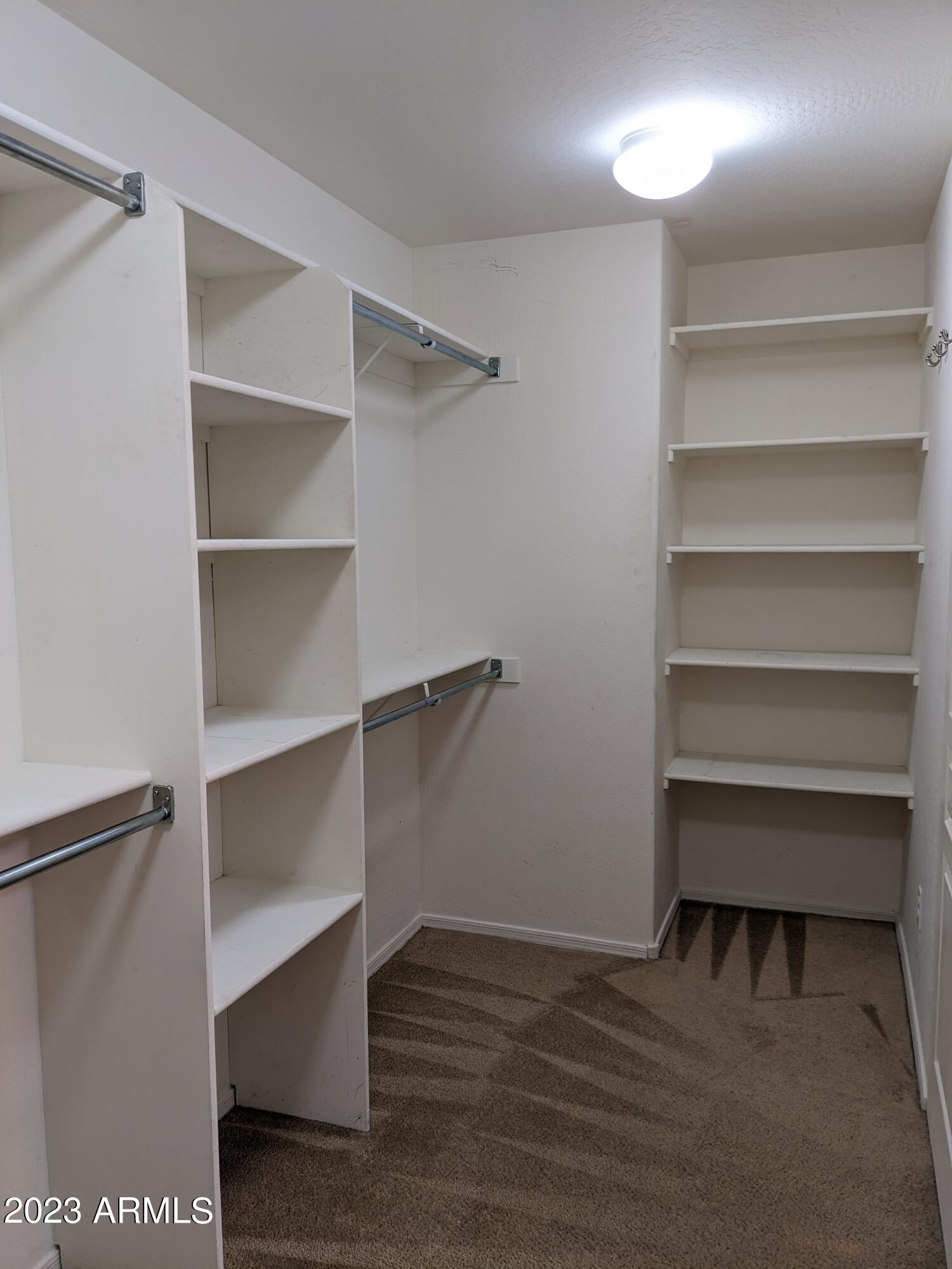 14099 West Riviera Drive Surprise, AZ 85379 - Photo 21 of 27 a view of walk in closet with empty racks