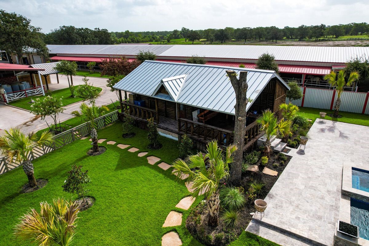 1331 East Parker Road Muldoon, TX 78949 - Photo 9 of 12 a view of a deck with couches with wooden floor and lake view