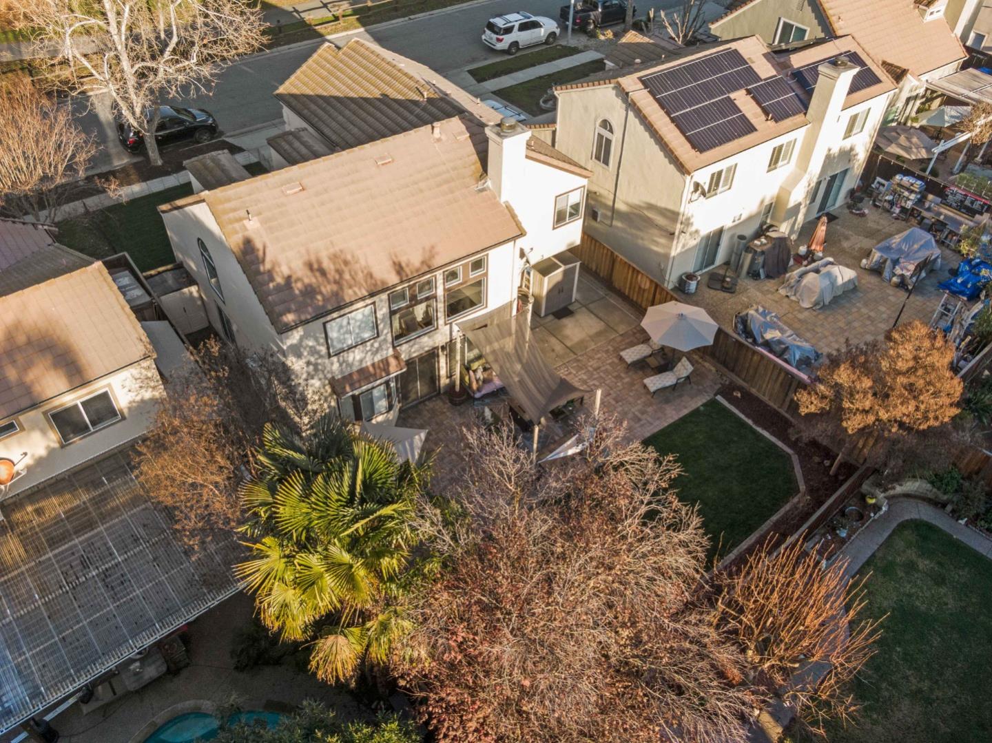 7385 Forsum Road San Jose, CA 95138 - Photo 36 of 40 an aerial view of a house with a yard
