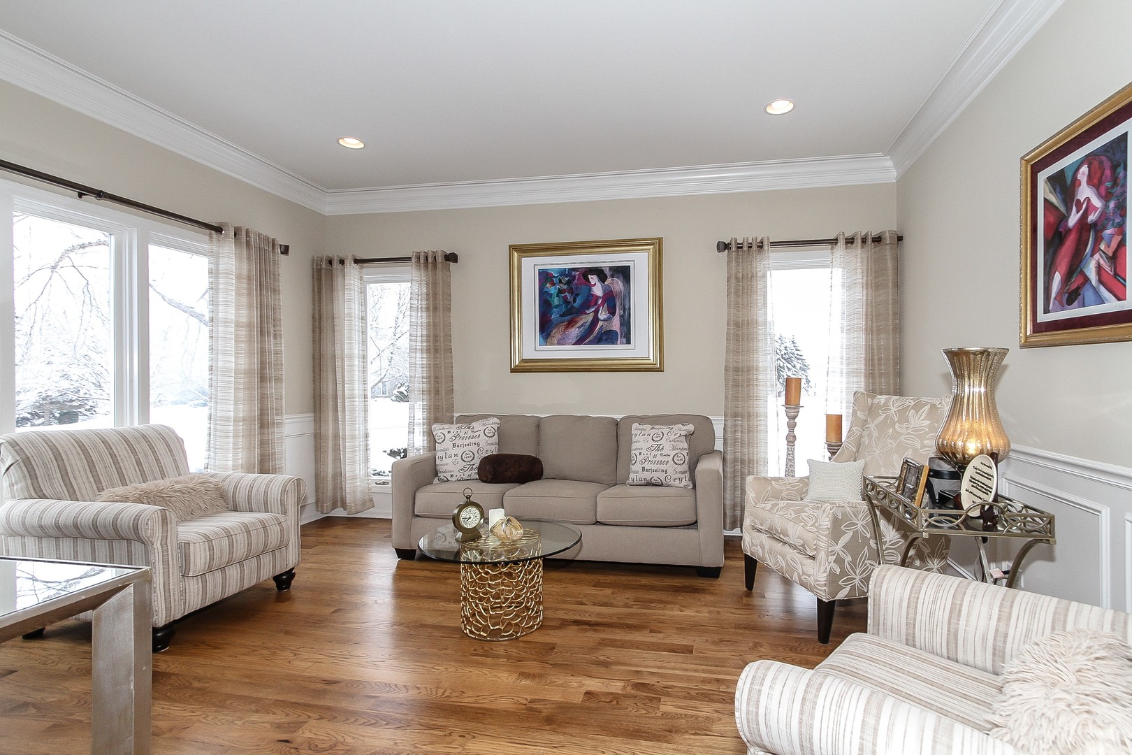 6N734 Henricksen Road St. Charles, IL 60175 - Photo 5 of 40 a living room with furniture and a large window