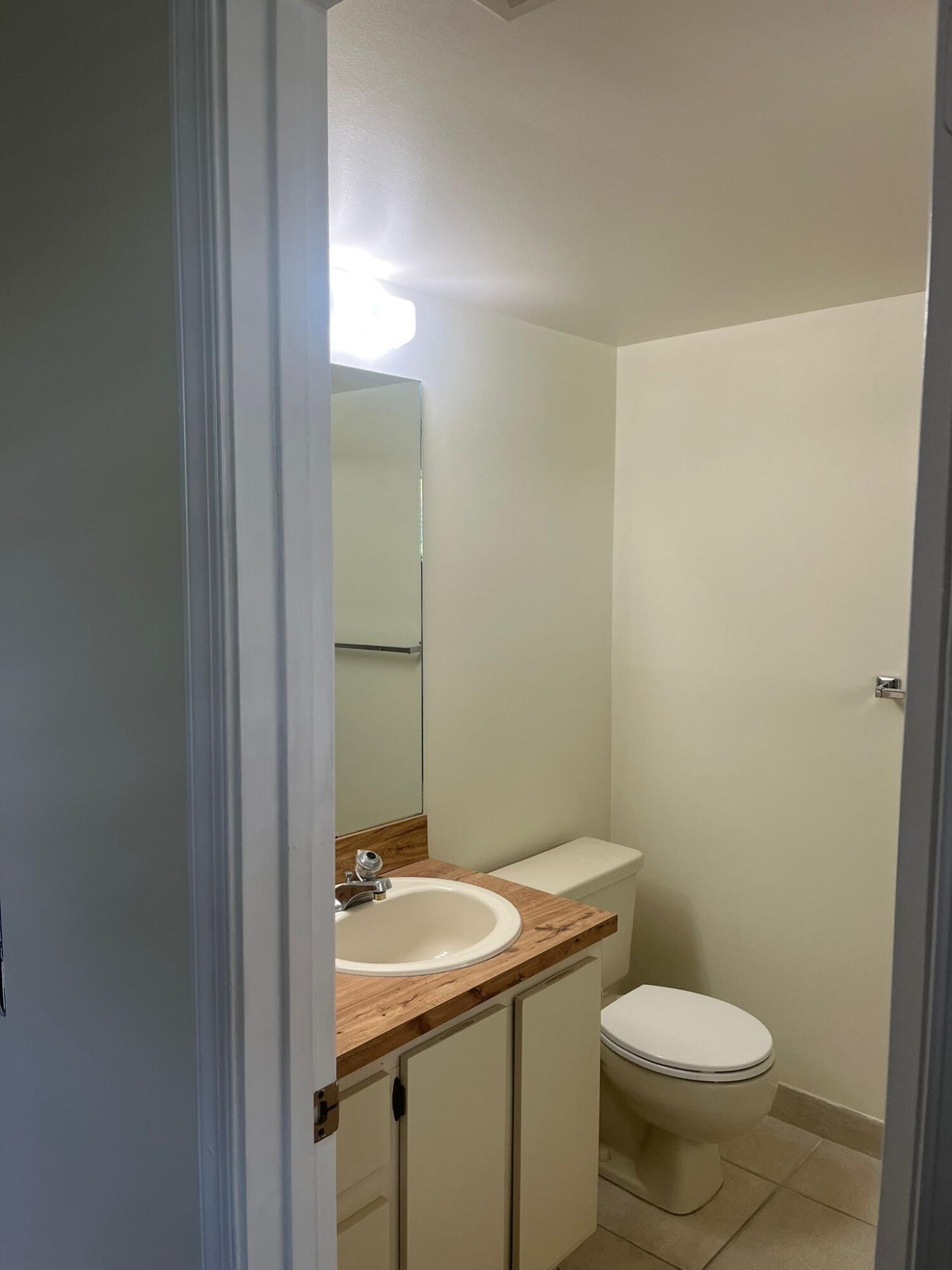 9993 Three Lakes Circle Boca Raton, FL 33428 - Photo 9 of 22 a bathroom with a sink a toilet and mirror