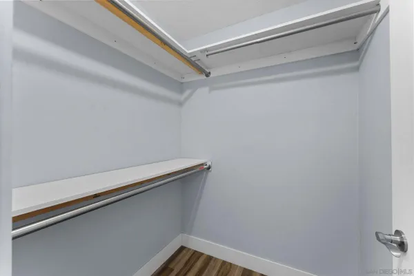 a view of a wall with rack
