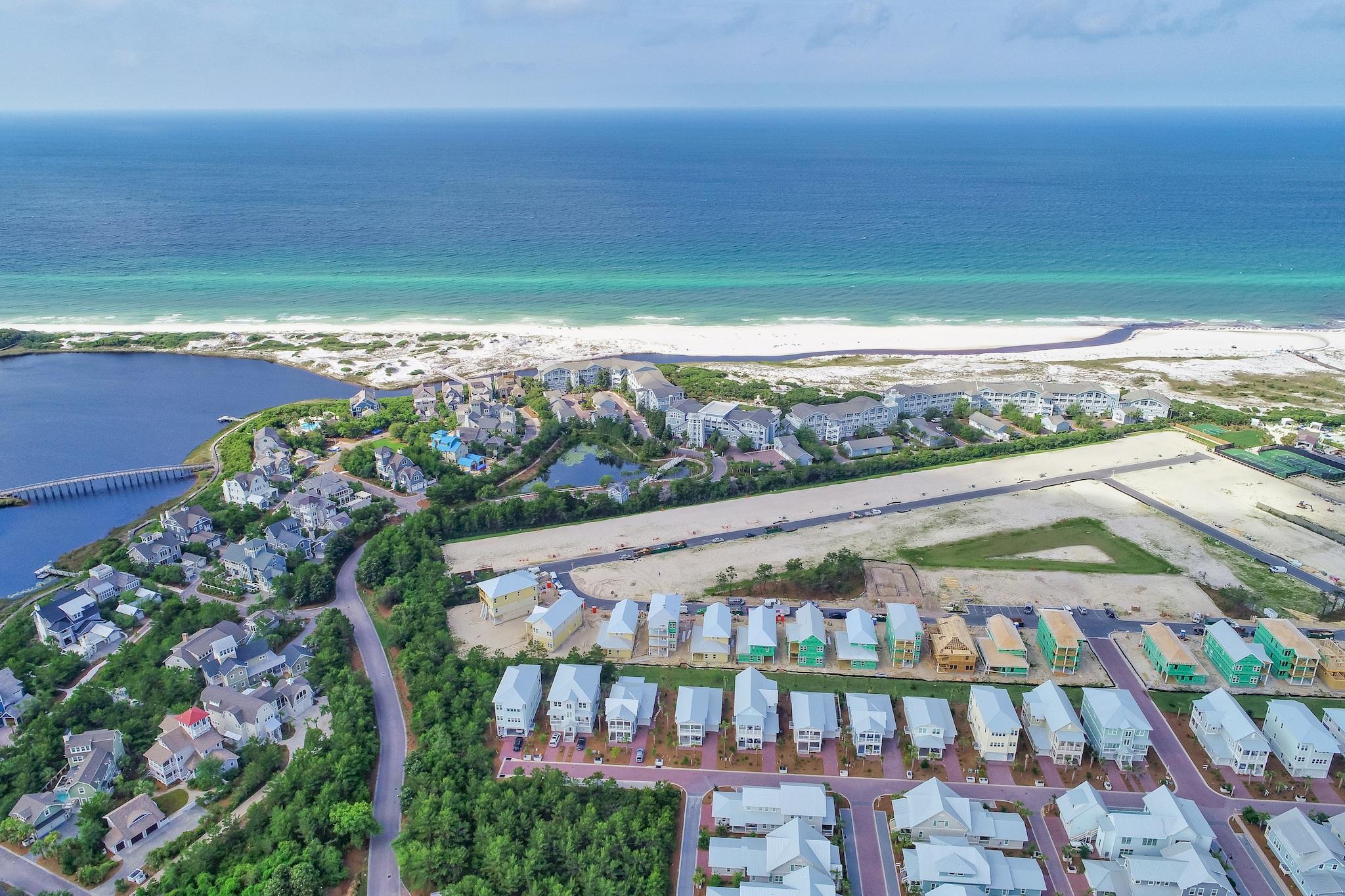 160 Clipper Street Inlet Beach, FL 32461 - Photo 54 of 54 a view of a city from a balcony