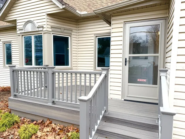 a view of a house with a window
