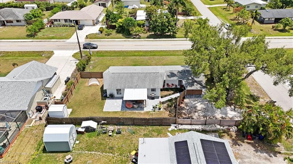 18601 Geranium Road Fort Myers, FL 33967 - Photo 32 of 34 aerial view of a house with a yard