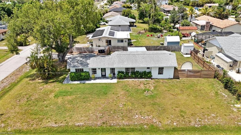 18601 Geranium Road Fort Myers, FL 33967 - Photo 33 of 34 an aerial view of residential houses with yard and swimming pool