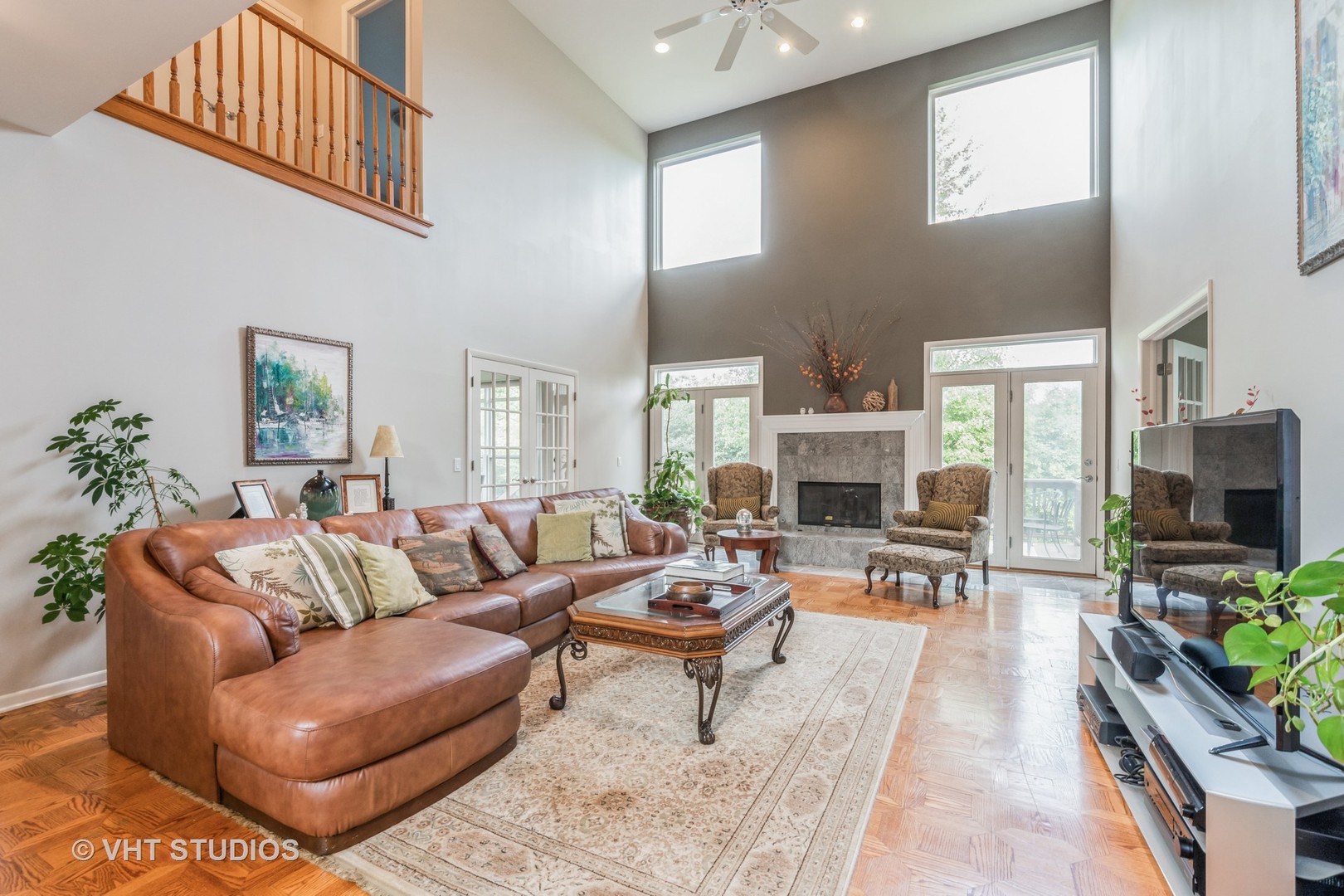 190 Janes Loop Highwood, IL 60040 - Photo 4 of 34 a living room with furniture a large window and a fireplace