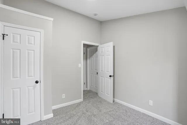 a view of an empty room