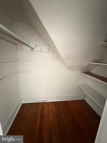 a bathroom with a white bath tub
