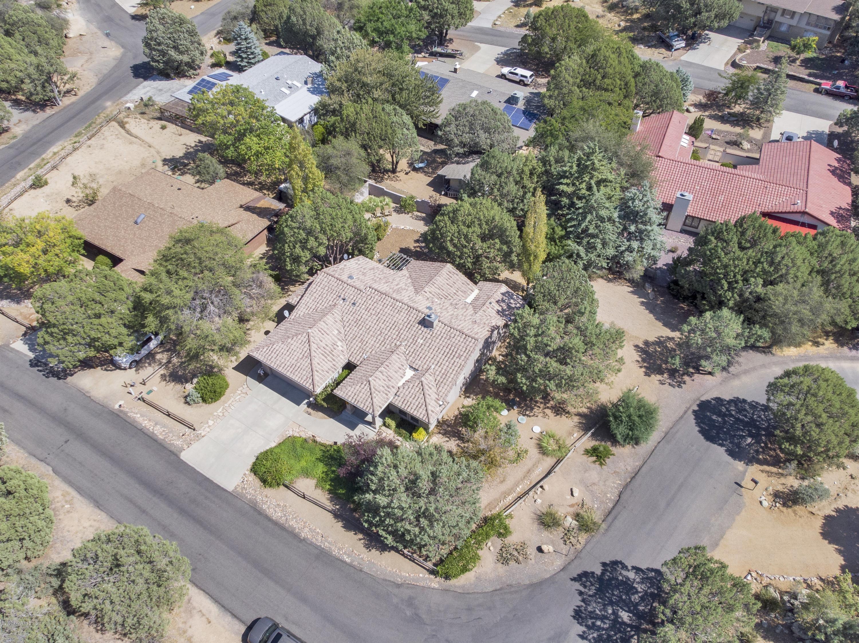 1815 Grandview Road Prescott, AZ 86305 - Photo 36 of 41 036_Side Front Aerial
