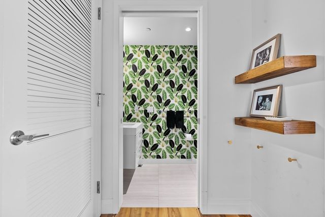 a view of front door