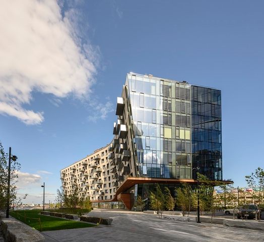 a front view of a building