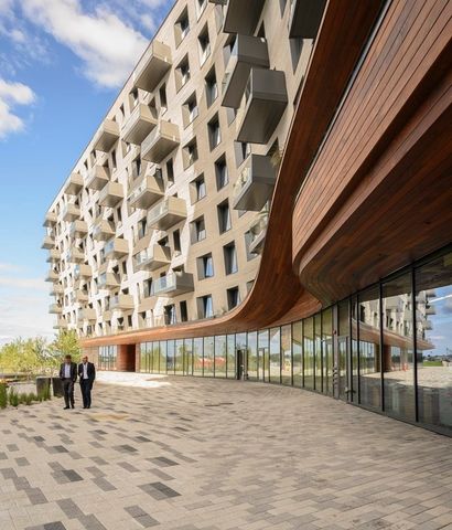 a front view of a building