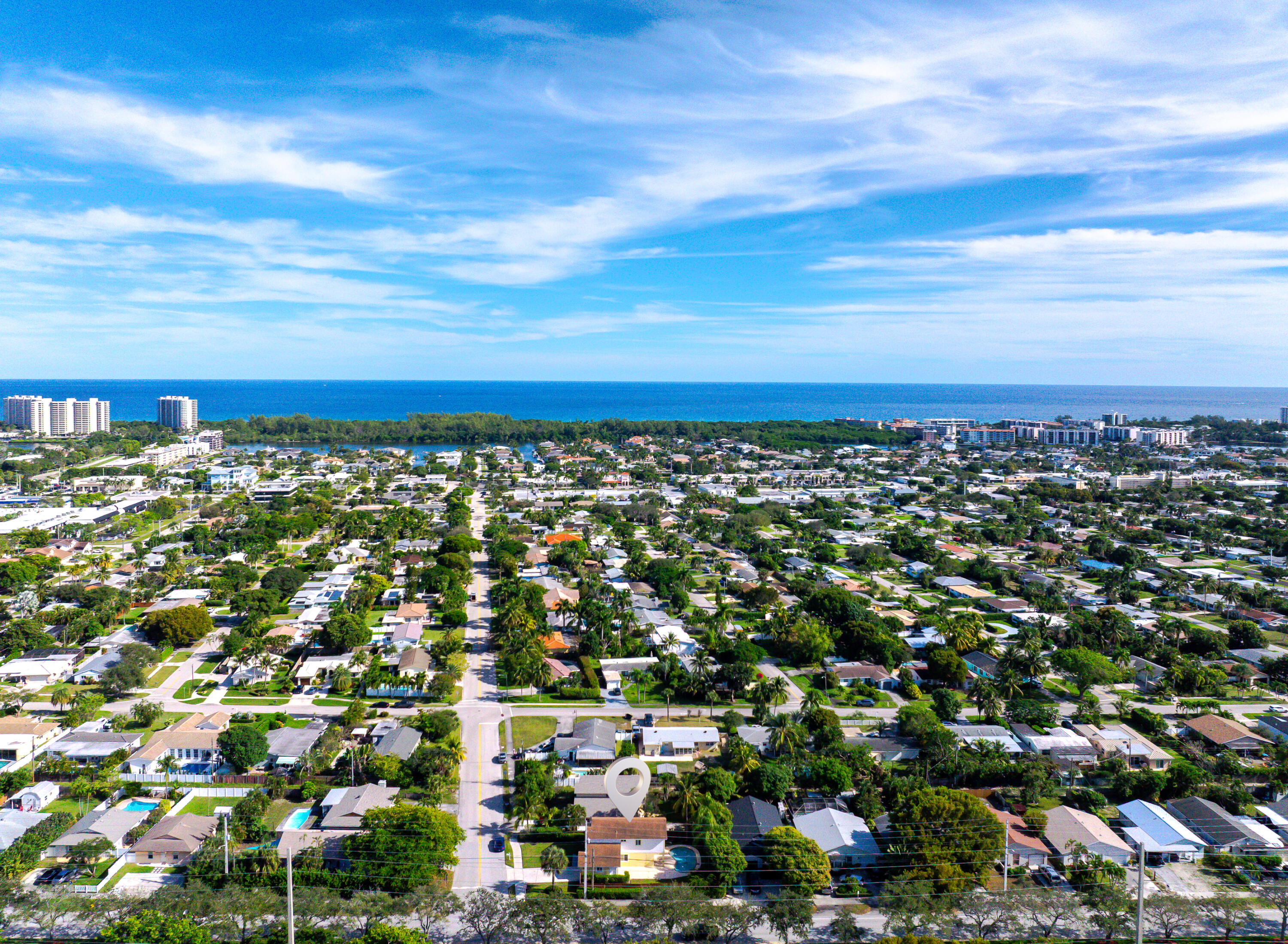 302 Northeast 36th Street Boca Raton, FL 33431 - Photo 6 of 40 an aerial view of multiple house