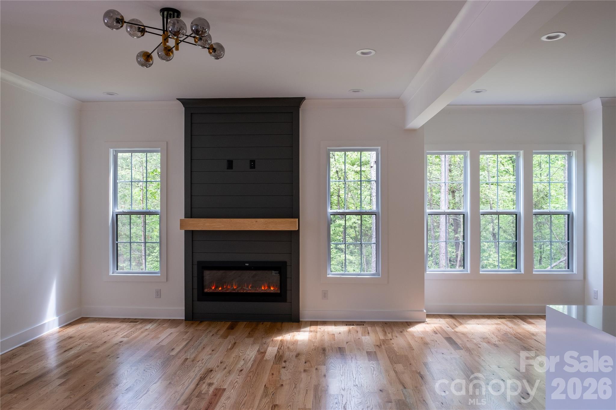 6265 Riviera Run Estates Drive Hickory, NC 28601 - Photo 8 of 44 a view of an empty room with a window and fireplace