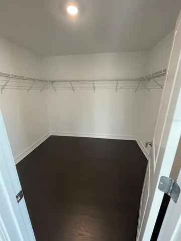 a view of a walk in closet